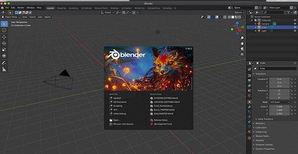 Hướng dẫn thiết lập Blender cơ bản cho người mới
