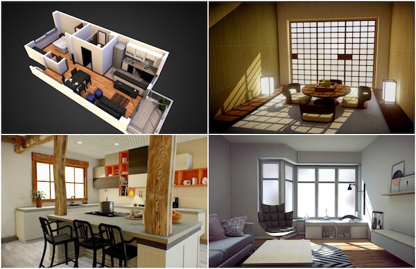 Thiết kế 3D nội thất và kiến trúc