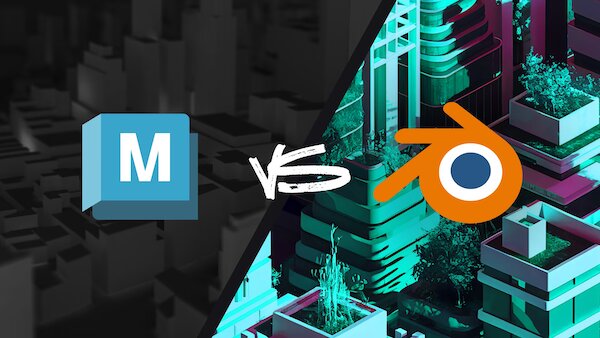 Blender miễn phí cùng với Maya đắt đỏ